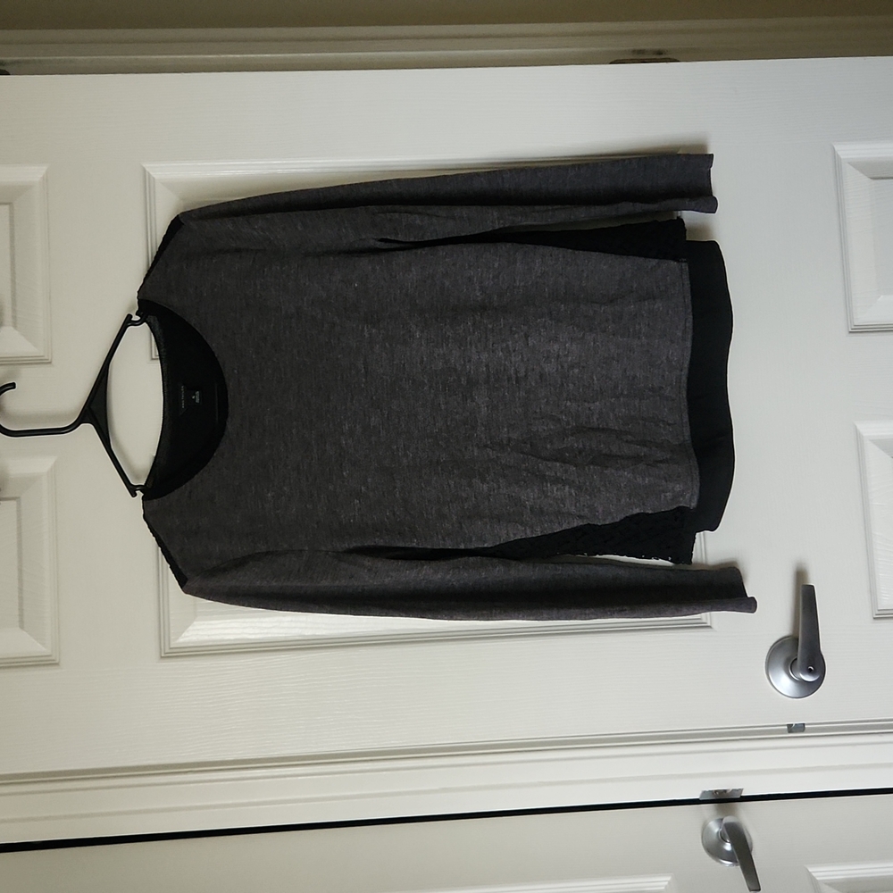 Ann Taylor shirt with patterned back